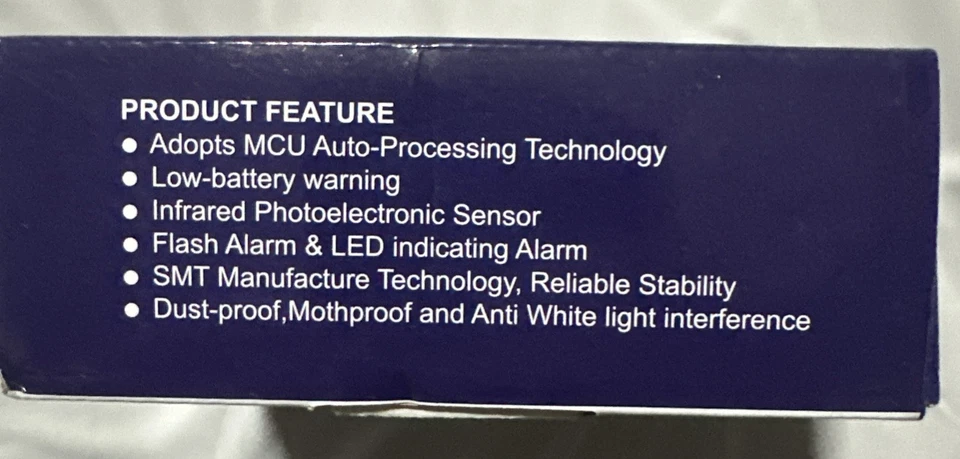 Detector de Humo Monóxido de Carbono Alarma de Gas, Detector de Monóxido de Carbono contra Incendios 2 en 1 Foto 4 de 4