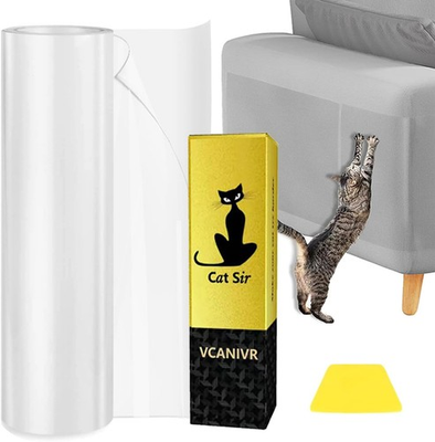 #ad Cat Furniture Protector 15.7 inch Thickened Clear Anti Scratch Couch Guard for $22.90