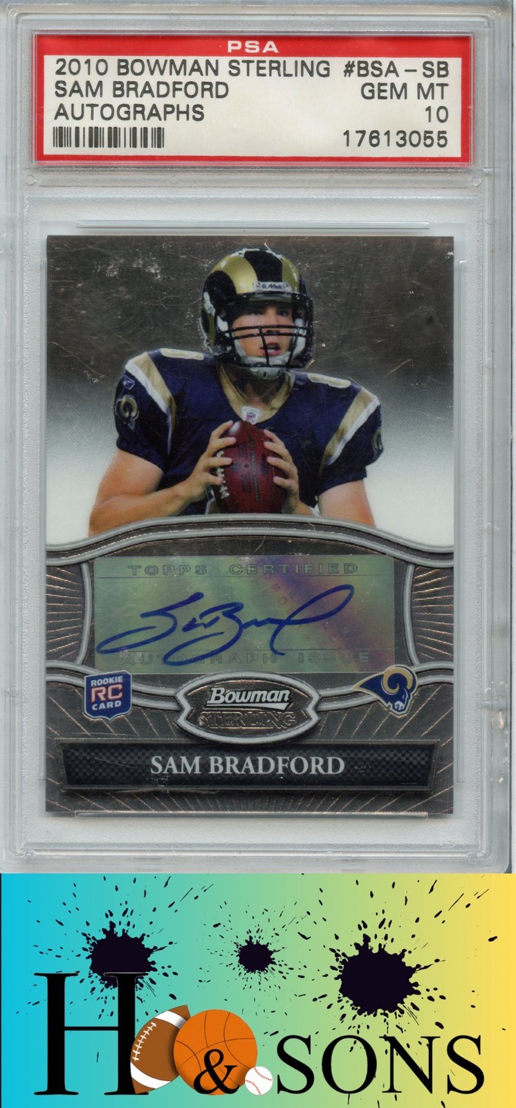 Sam Bradford Bowman Sterling Autographs #BSASB Base