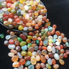 Luxury 100g Natural Agate Crystal Pebbles for Aquarium Decor Stones