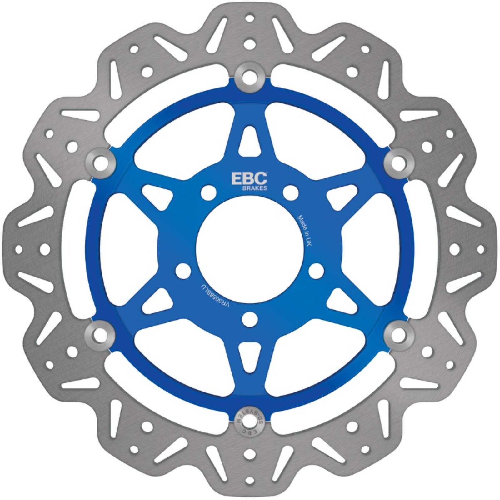 EBC Front Blue Vee Rotor Brake Disc For Suzuki 1997 GSX-R750 V