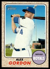 Alex Gordon 2017 Topps Heritage #339 Kansas City Royals 25535 Baseball Card