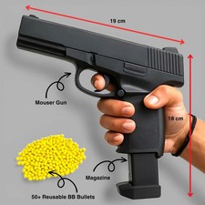 Kids Blaster Toy Gun with Foam Bullets Indoor Outdoor Play Set