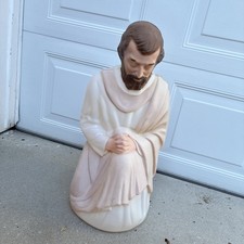 VTG General Mold Plastics Nativity Joseph 27โ Made In USA