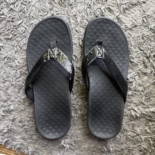 Vionic Women s Black Sparkle Thong Sandals Or...