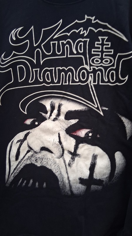 King Diamond 2014 North American Tour Long Sleeve Shirt 2XL Heavy Metal Rare