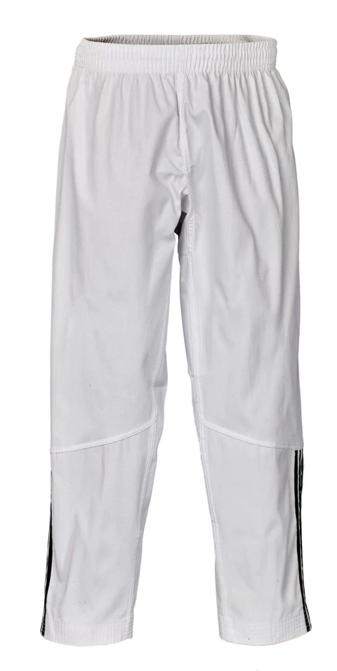 Final SALE! adidas Taekwondoanzug, Adi Club 3 stripes, weißes Revers - Dobok TKD - Bild 3 von 4