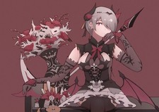 Anime anime girls honkai impact Playmat Gaming Mat Desk Game Desk Playmat Mat