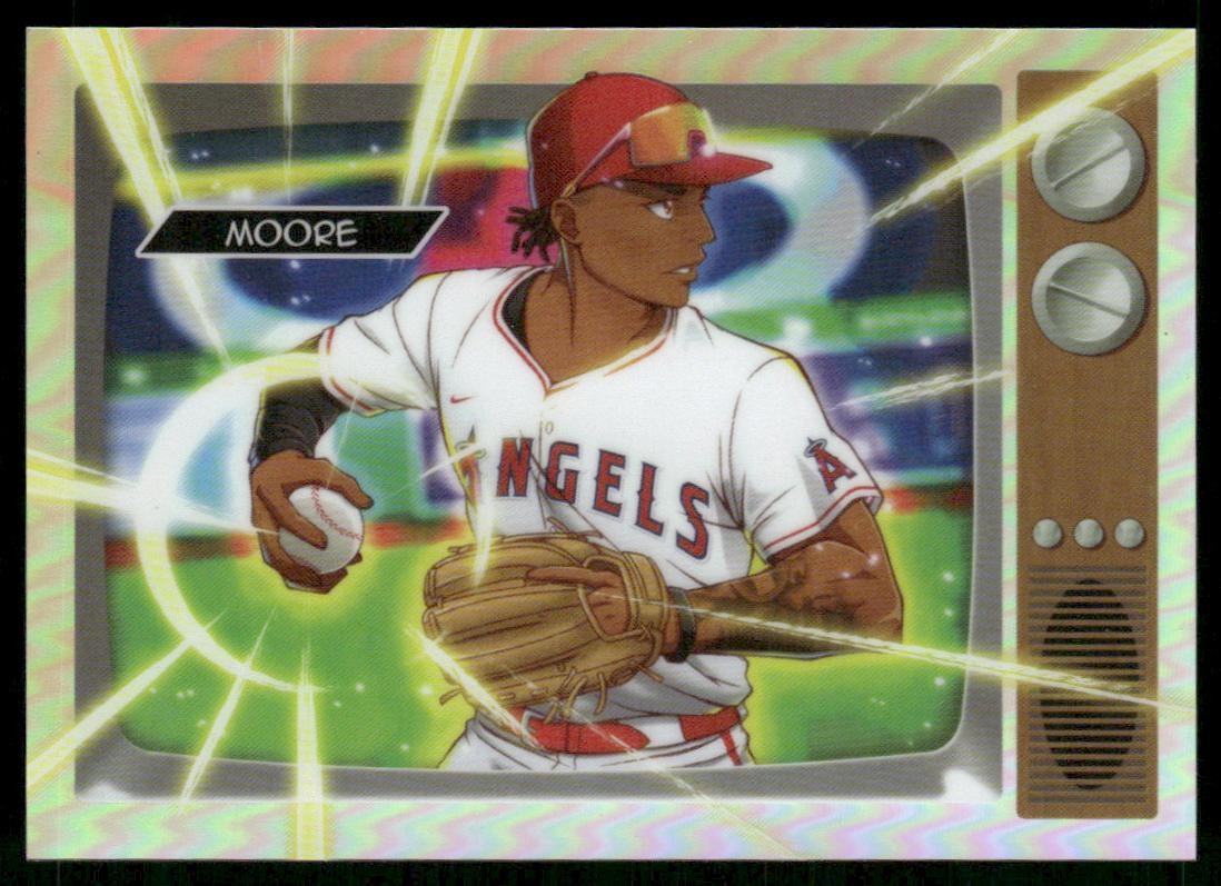 Christian Moore 2025 Bowman Anime Los Angeles Angels
