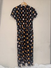 Women's Polka Dot Dress Lightweight Size M