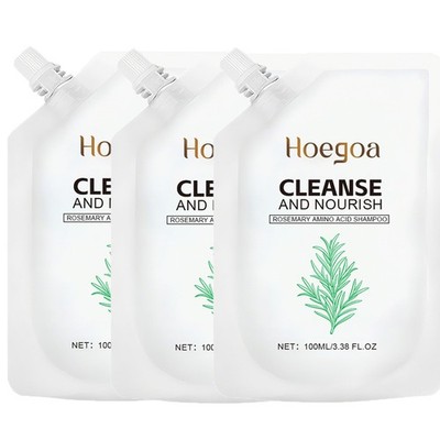 3PCS Rosemary Amino Acid Shampoo, Hair Growth Shampoo for Thinning Hair Loss