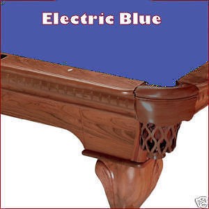 9' Electric Blue ProLine Classic Billiard Pool Table Cloth Felt - SHIPS FAST!