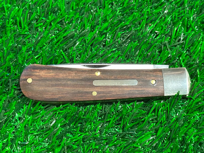 Great Eastern Cutlery GEC Brush Finished Spalted Ebony Wood Mustang 745125