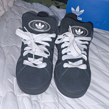 adidas Campus 00s Black Faux Suede Lace-Up Sneakers Men  s US 9 IF8768
