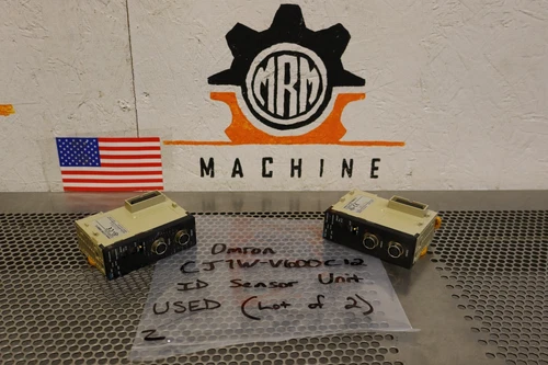 Omron CJ1W-V600C12 ID Sensor Unit Used With Warranty (Lot of 2)