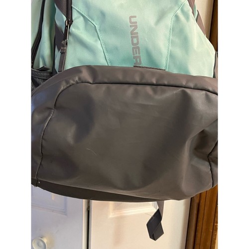 Under Armour Storm Hustle 3 Gray/Mint Green Backpack Style 1294720 - Picture 13 of 15