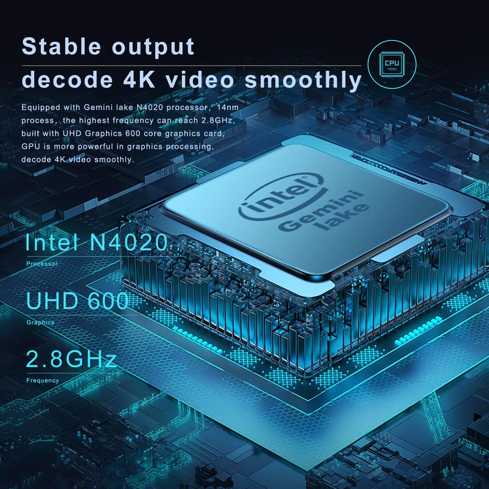 CHUWI- 13.3" Laptop - Intel Celeron 2.8GH- 8GB Memory - 256GB SSD-HDMI Gray - Image 4 of 4