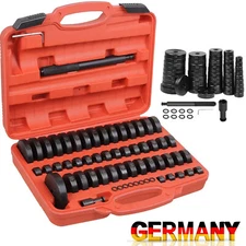 52X Lager Druckstücke Satz für Werkstattpresse Radlager Naben Treibsatz 18-74 mm