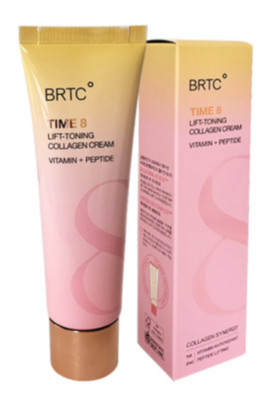 BRTC Time 8 Lift-Toning Collagen Cream 80ml Anti-Aging Moisturizing K-Beauty