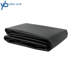 20 x 30 FT Black UV Resistant Waterproof HDPE Fish Pond Liners For Water Garden