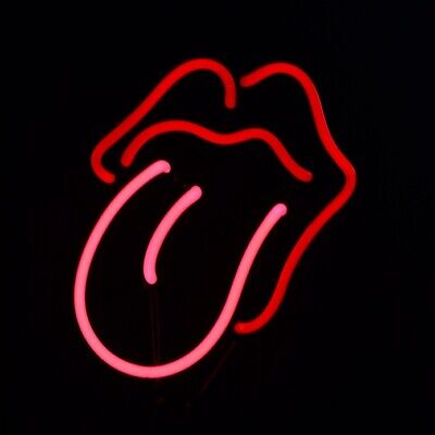 New Rolling Stones Tongue Acrylic Bar Beer Wall Decor Neon Sign Light ...