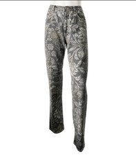 Roberto Cavalli vintage jeans in grey with go...