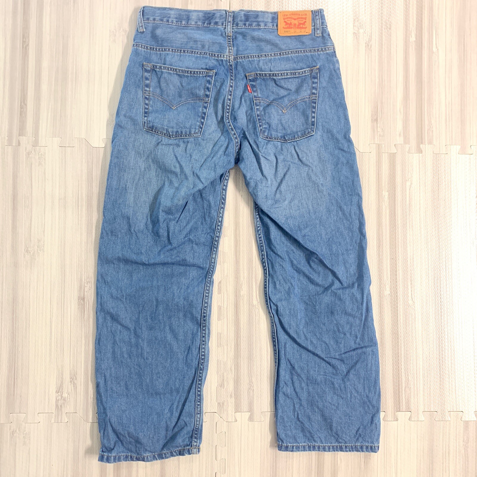 Levis 550 Boys Husky Size 12H / Mens 32X27 JEANS 100 Cotton Relaxed
