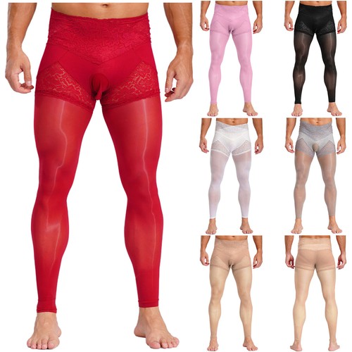 Hombres Medias de vestir Medias cruzadas Calzoncillos bolsa ultrafina abultado - Imagen 6 de 79