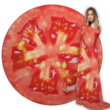 Tomato Blanket Funny Food Blanket for Adult  Kids 47 Inches