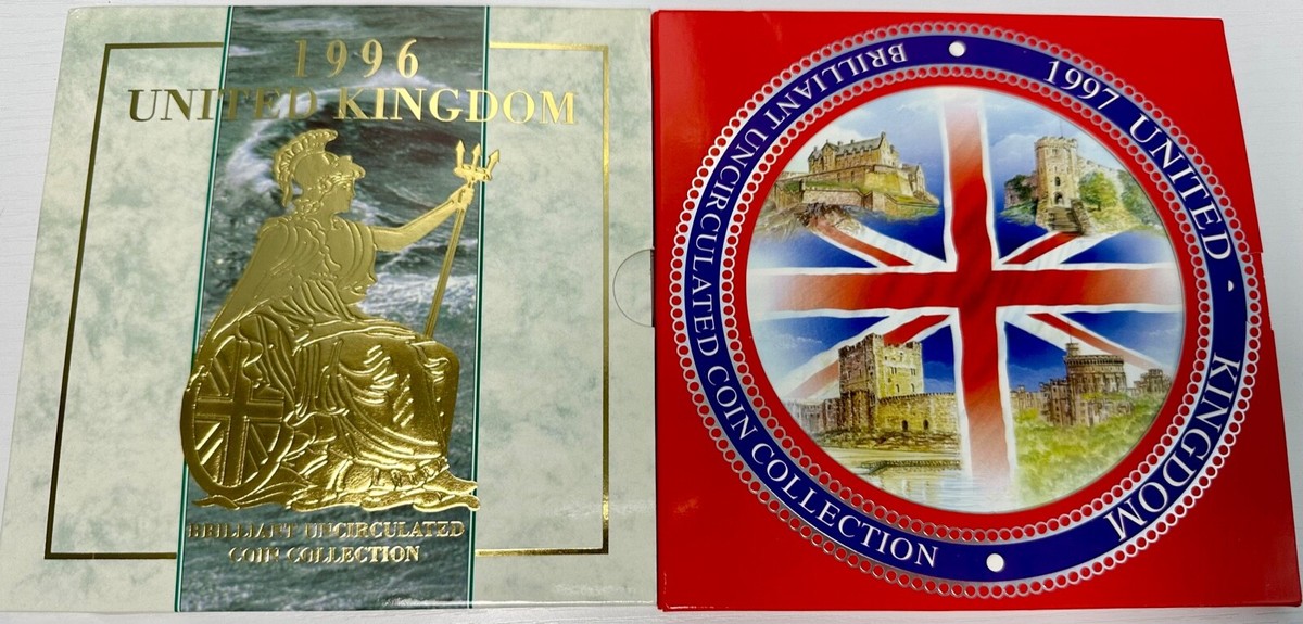 1996 & 1997 United Kingdom Brilliant Uncirculated Coin Collection