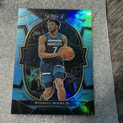 2022-23 PANINI SELECT Wendell Moore Jr. Rookie Concourse LIGHT BLUE /299
