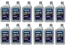 Kohler 25 357 67-S Genuine OEM 20W50 Case Synthetic Blend Oil