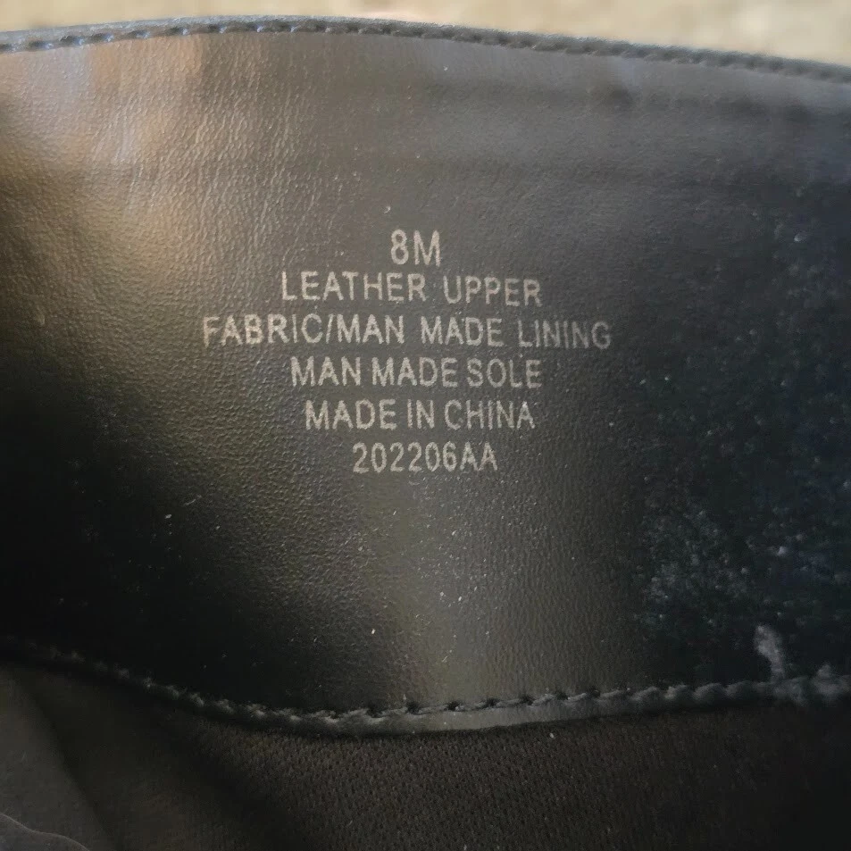 GB Levi-Tate Botas Medianas Plataforma Cuero Negras Talla 8 202206AA Foto 2 de 4