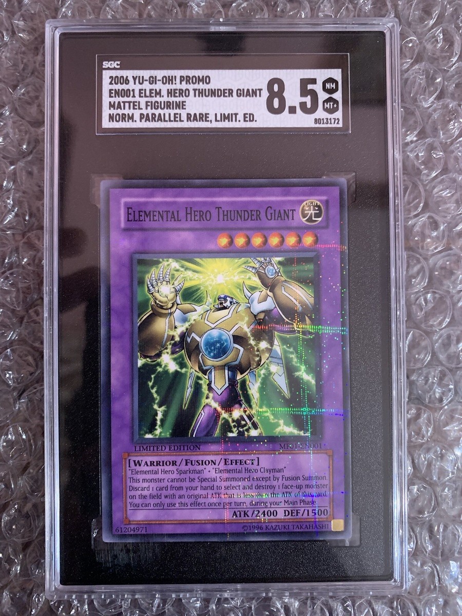 Elemental Hero Thunder Giant MF01-EN001 Parallel Rare 1st Edition YuGiOh