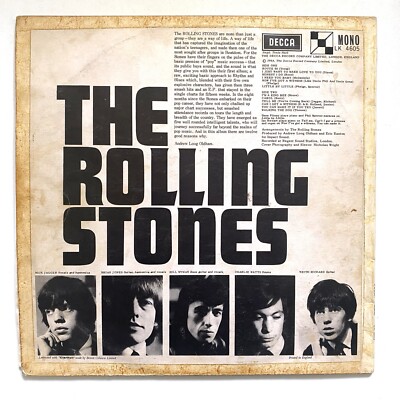 ROLLING STONES Debut LP- 1964 UK Decca MONO LK 4605 2A/3A MATRIX