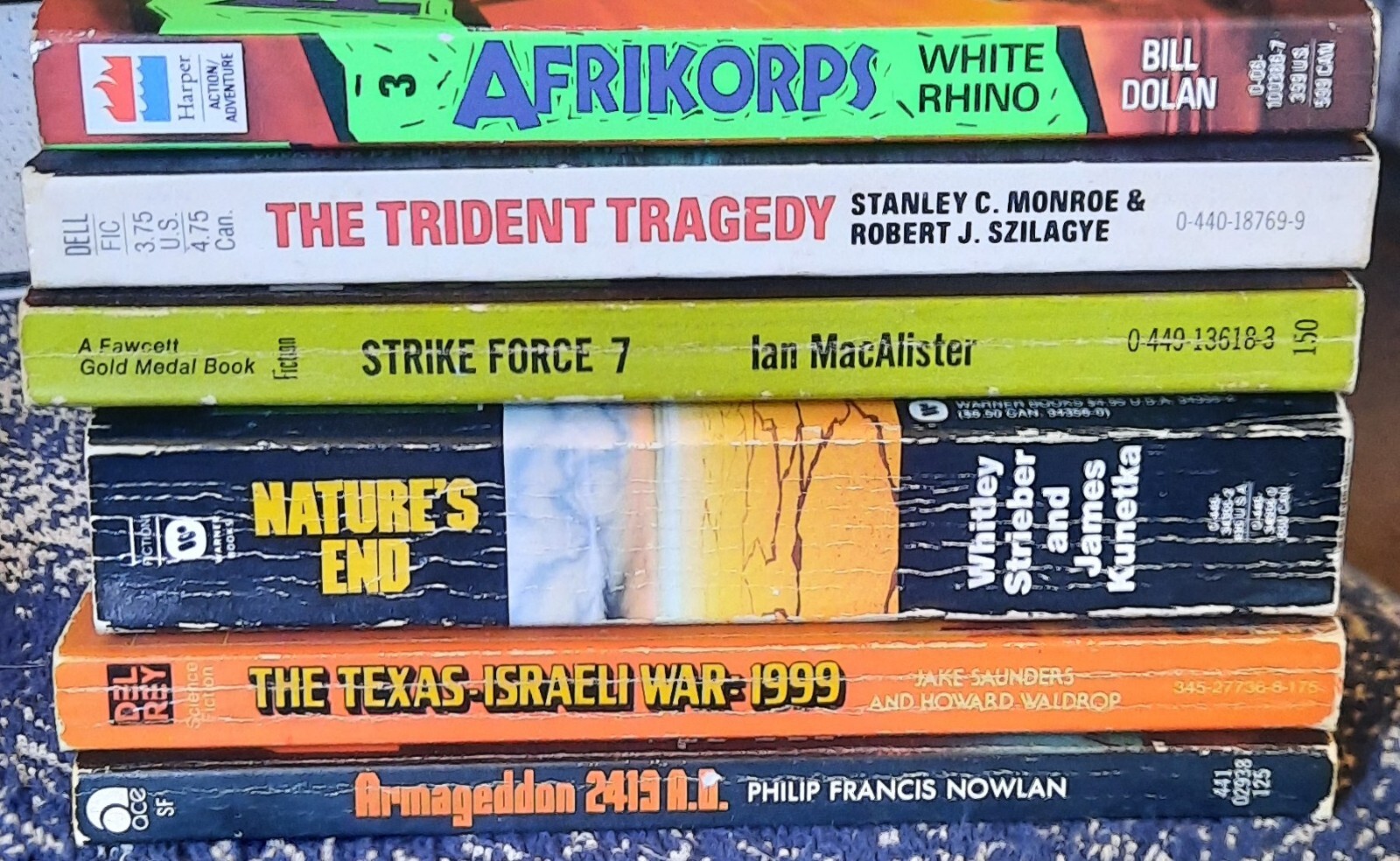 Lot Of 6 Paperback Sci-Fi Books - See Description For Titles