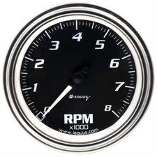 Equus E7068 Tachometer 7000 Series 3-38 Inch Electric 8000 Rpm Chrome