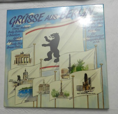 3-LP Box, Various, Grüsse Aus Berlin, GERMAN POP/CHANSON, 1983, SEALED