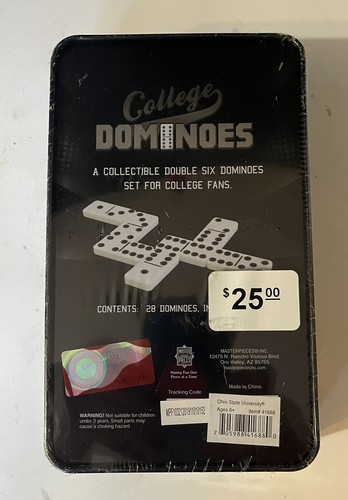 Complete Set of 28 Double 6 Ohio State College Dominoes Collectors Edition - Picture 3 of 5