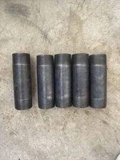 Zoro Select 5P707 1-1/4" X 5" Black Pipe Nipple Sch 40 Set Of 5
