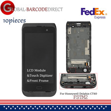 10x LCD with Touch Digitizer with Front Cover for Honeywell Dolphin CT40 FSTM2 