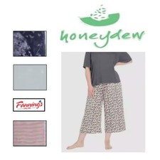 Honeydew Ladies' Palazzo Jersey Stretch PJ Pant SINGLES B32