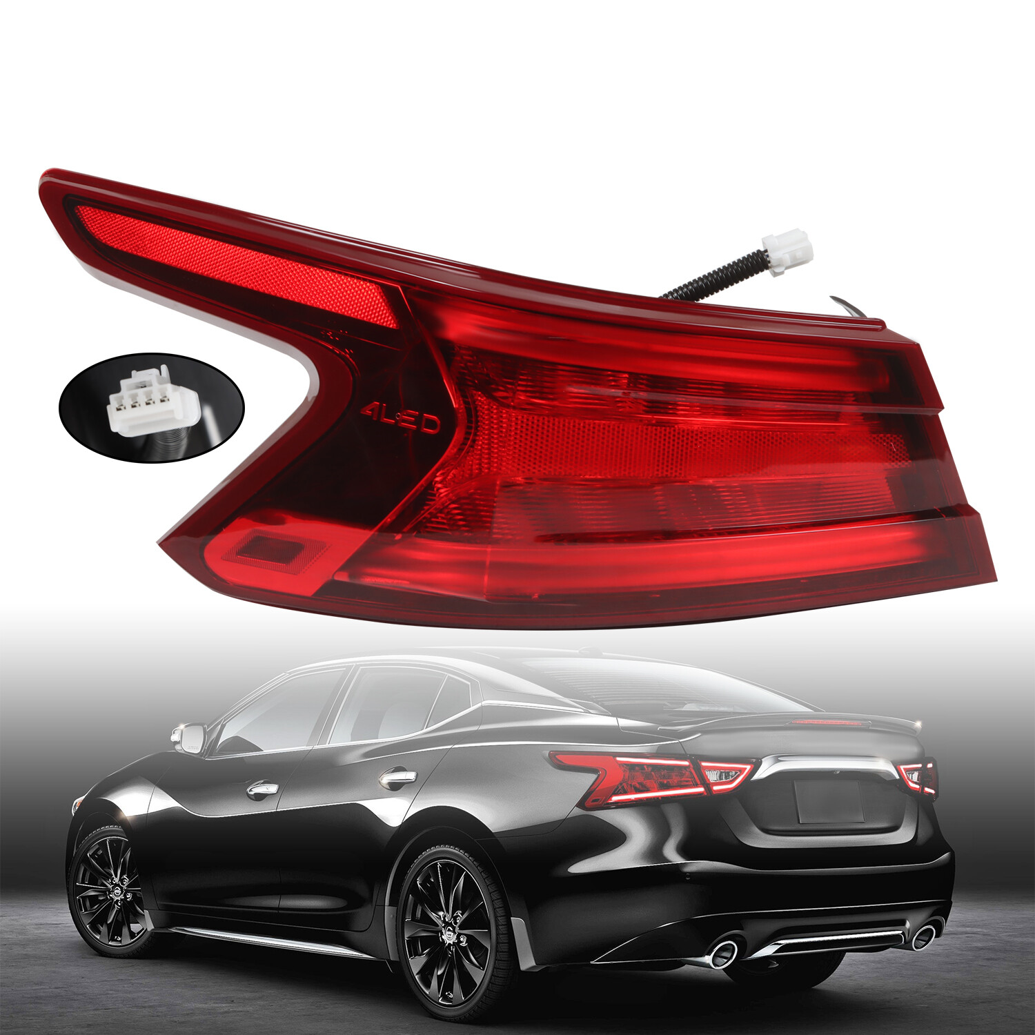 For 2016 2017 2018 Nissan Maxima Tail Light Assembly Driver Side NI2804104