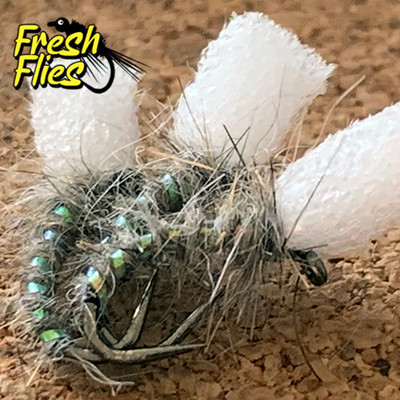16 Barbless Fly Fishing Dry Flies 