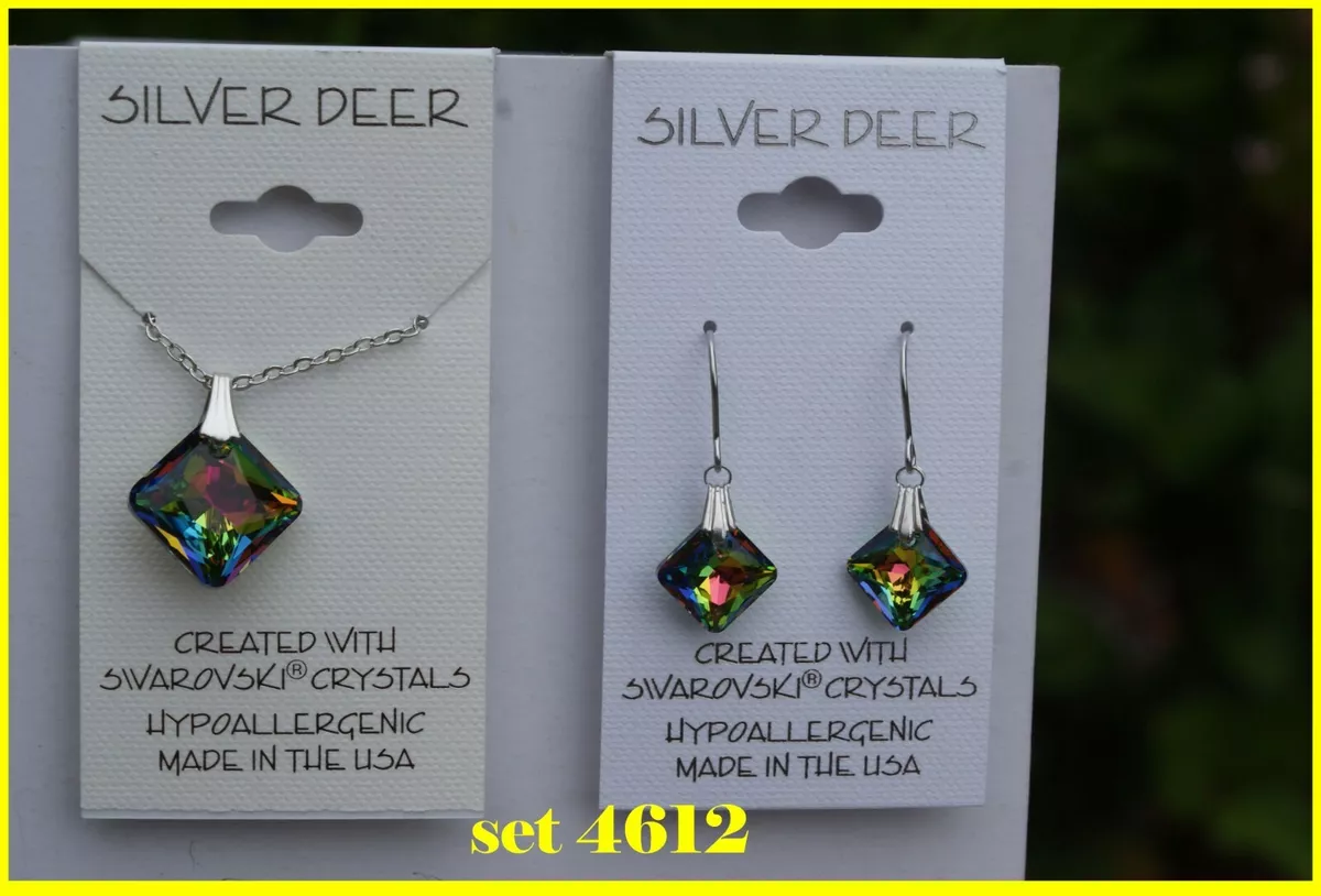 Swarovski crystal shop earrings ebay