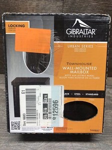 Steel Locking Standard Drop Box Wall Mount Mailbox Home Or Office No Key