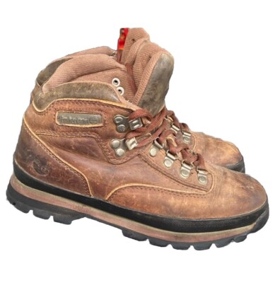 Timberland Euro Hiker Ankle Boots Womens Size 7.5 Brown  display picture 3