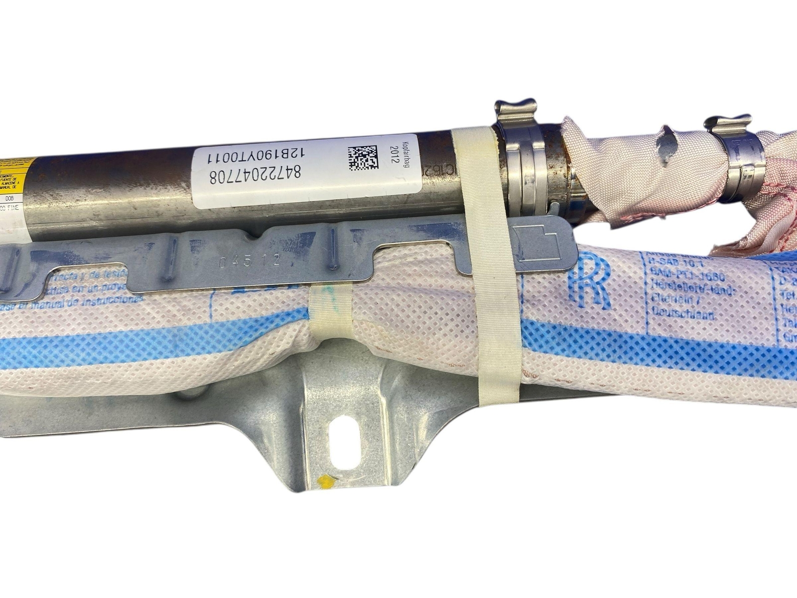 2009-2014 ROLLS ROYCE GHOST RR4 TOP LEFT UPPER ROOF CURTAIN AIRBAG SRS ASSEMBLY