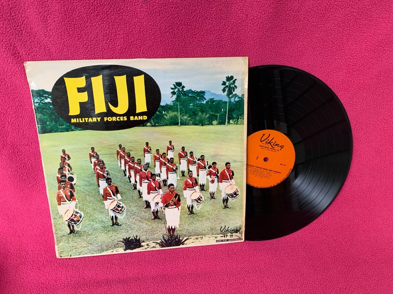 world MUSIC record FIJI MILITARY FORCES BAND and CHORUS new zealand BRASS march