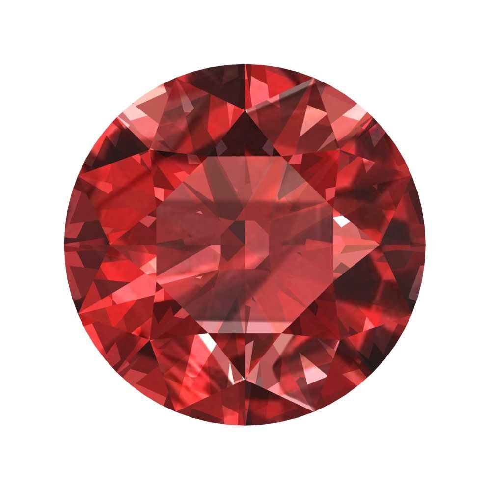 to ct Round Cut VVS1 Natural Red Garnet January Birthstone